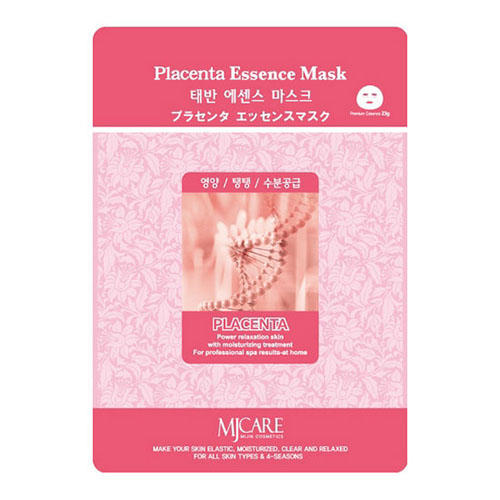 Тканевая маска плацента Placenta Essence Mask Mijin 23 г (Mijin, MjCare)