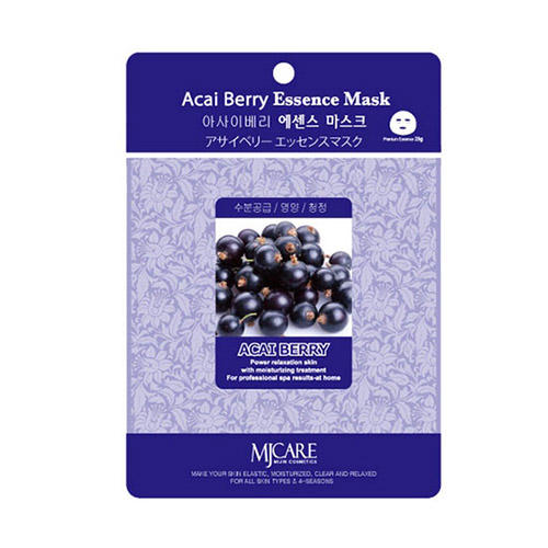 Миджин Тканевая маска ягоды асаи Acai Berry Essence Mask Mijin 23 г (Mijin, MjCare) фото 0
