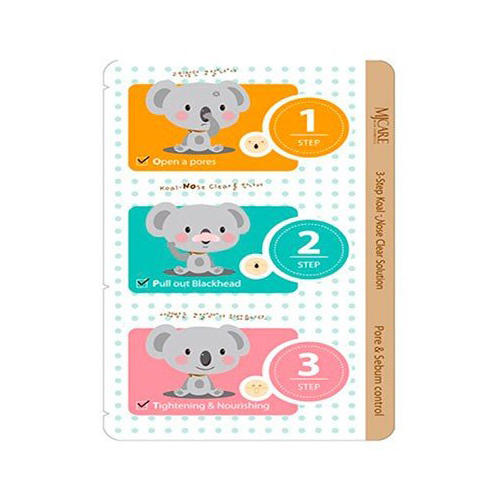 Миджин Набор от черных точек 3-Step Koala Nose Clear Solution, 1 шт (Mijin, Маски) фото 0