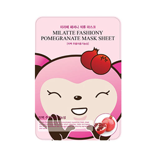 Милатте Тканевая маска с экстрактом граната Milatte 21 г (Milatte, Mask sheet Milatte) фото 0