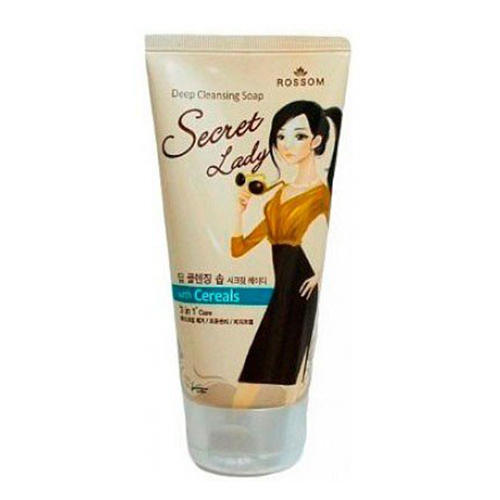  Пенка для умывания со злаками Deep Cleansing Soap Secret lady with Cereals, 150 мл (Закрытые бренды, Для лица) фото 0
