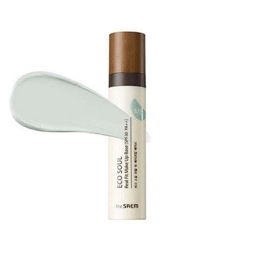 Зе Саем База под макияж Real Fit Makeup Base 01 Green, 40 мл (The Saem, Eco Soul) фото 0