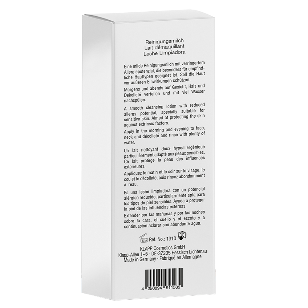 Клапп Очищающее молочко Cleansing Milk, 150 мл (Klapp, Beta glucan) фото 2