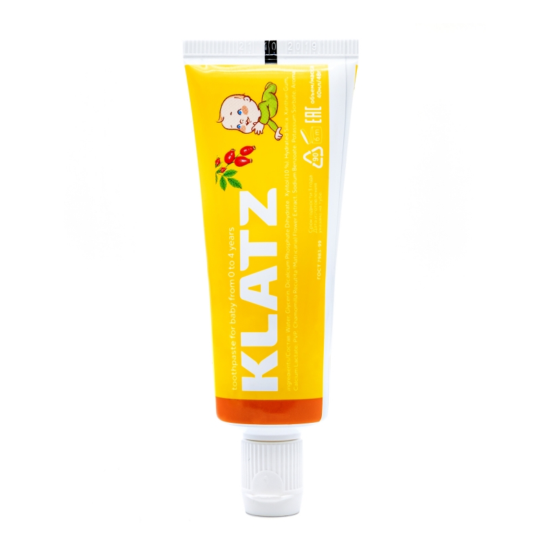 Клатц Зубная паста от 0 до 4 лет  Клатц Зубная паста от 0 до 4 лет