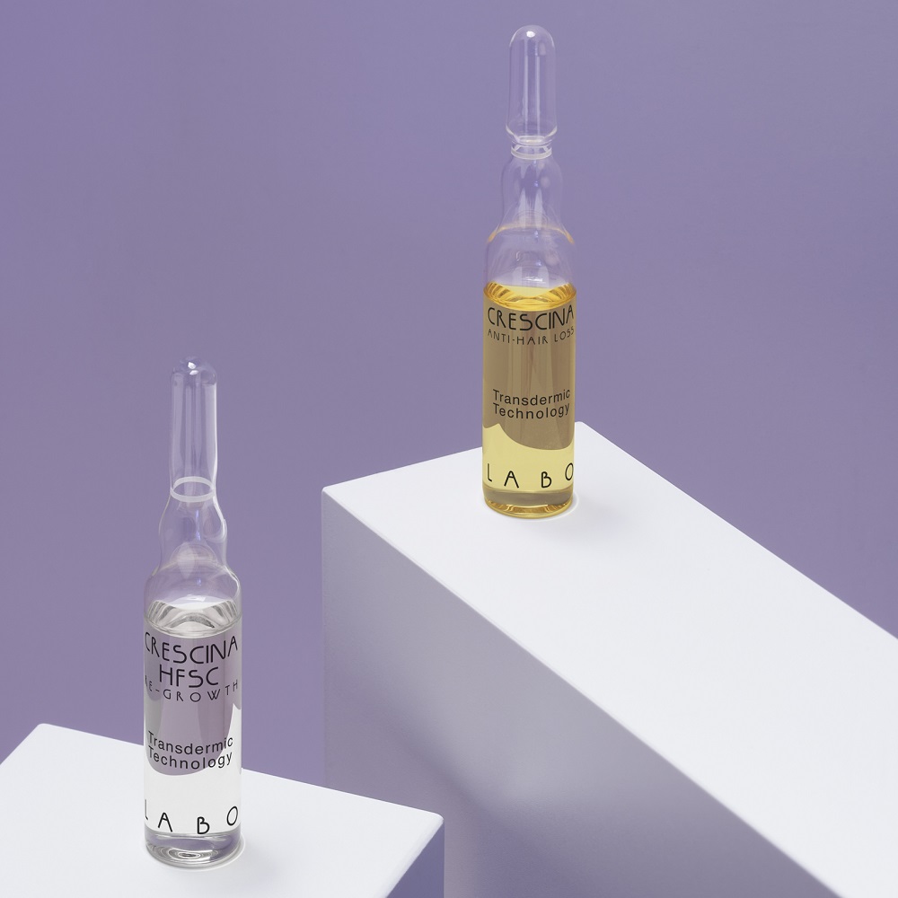 Кресцина Комплекс Transdermic для мужчин: лосьон для возобновления роста волос №10 + лосьон против выпадения волос №10 (Crescina, Transdermic) фото 1