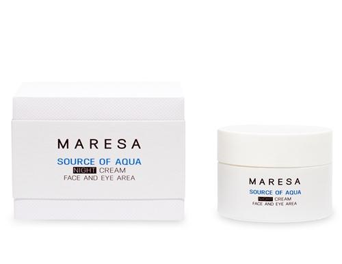  Увлажняющий ночной крем с гиалуроновой кислотой NIGHT CREAM (MARESA, SOURCE OF AQUA) фото 2