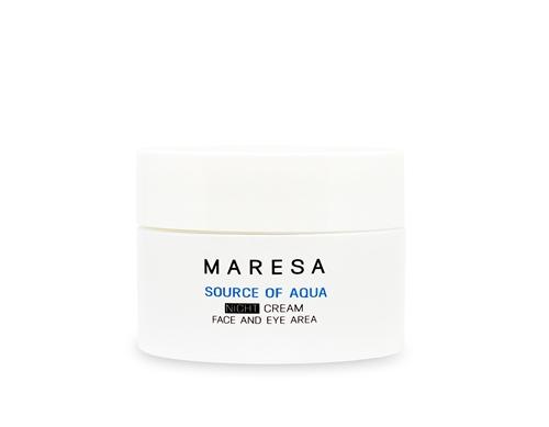  Увлажняющий ночной крем с гиалуроновой кислотой NIGHT CREAM (MARESA, SOURCE OF AQUA) фото 1