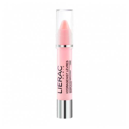 Lierac Бальзам для губ с эффектом розового блеска Baume Nutri-Repulpant Effet Gloss Rose, 3 г (Lierac, Hydragenist)