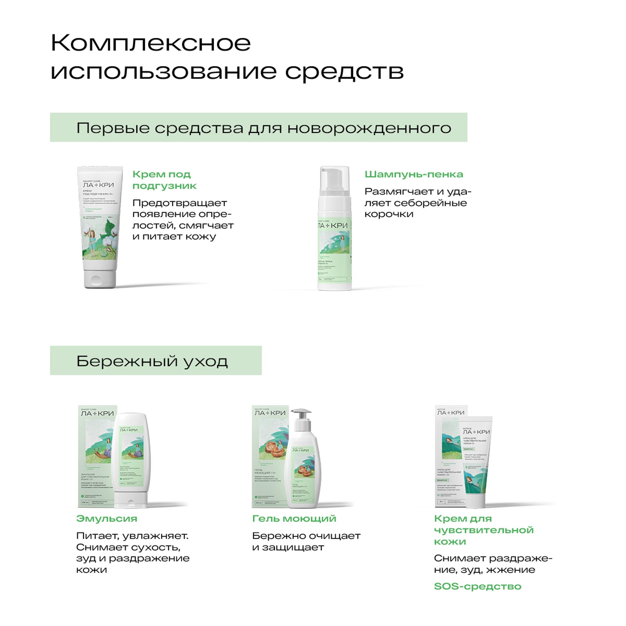 Ла-Кри Бальзам для чувствительной и сухой кожи губ 0+, 12 г (Ла-Кри, Губы) фото 5