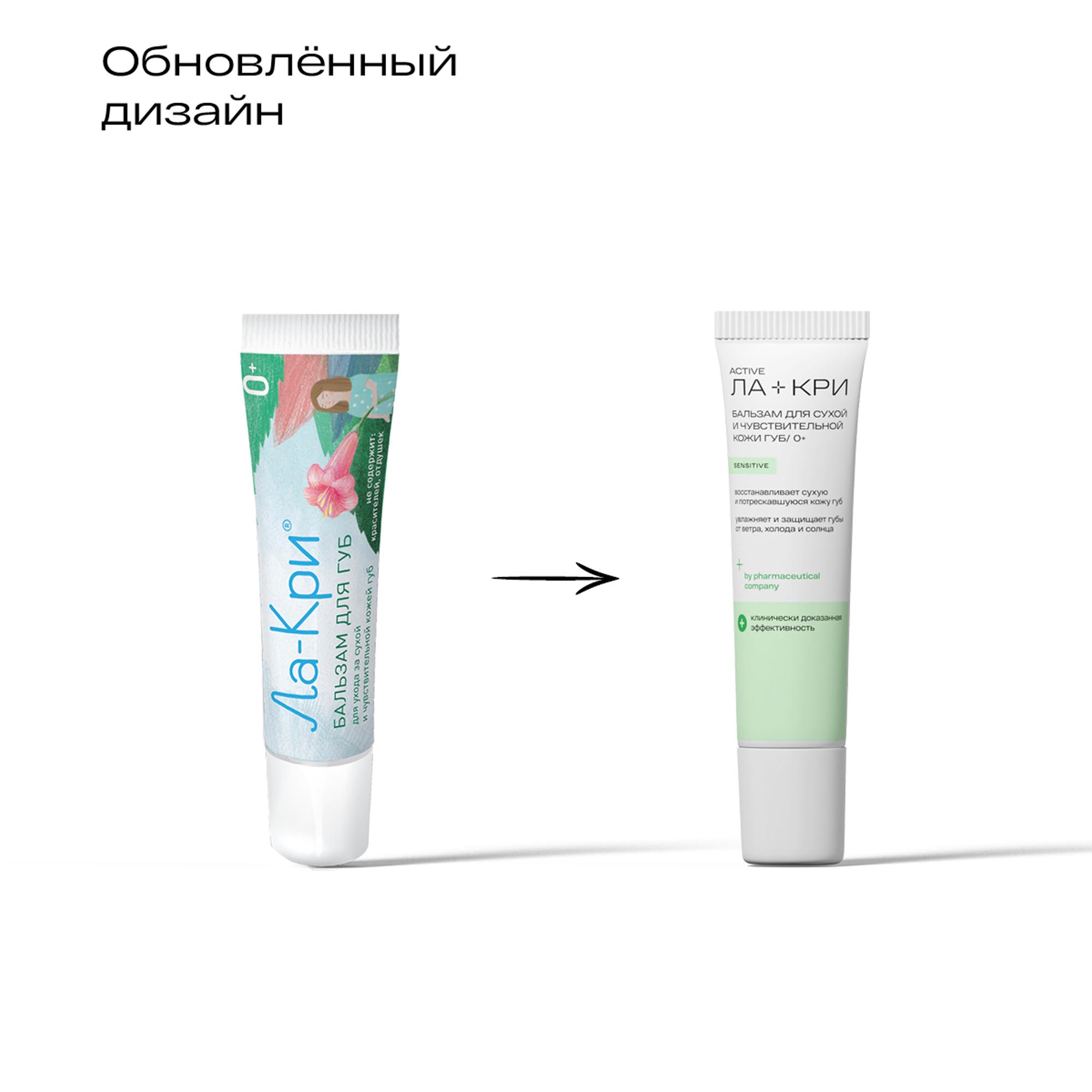 Ла-Кри Бальзам для чувствительной и сухой кожи губ 0+, 12 г (Ла-Кри, Губы) фото 7