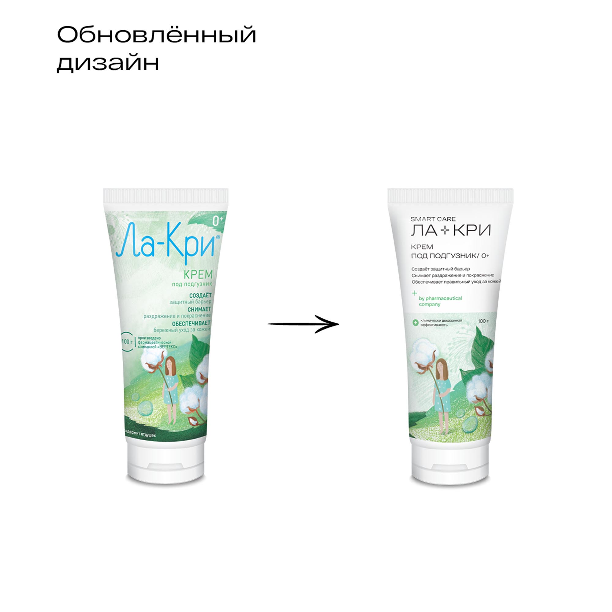 Ла-Кри Крем под подгузник 0+, 100 мл (Ла-Кри, Smart Care) фото 7