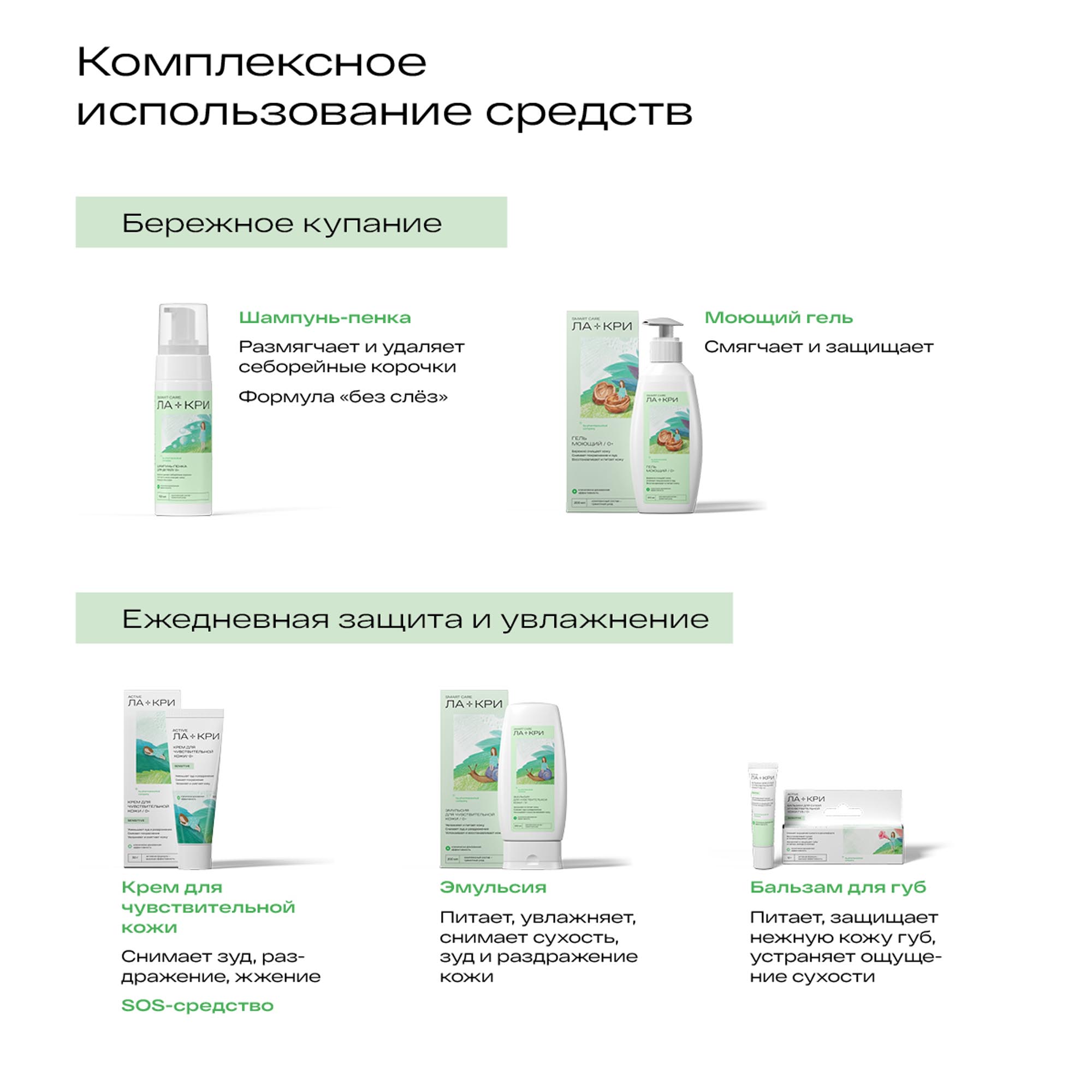 Ла-Кри Крем для чувствительной кожи 0+, 30 г (Ла-Кри, Active) фото 5