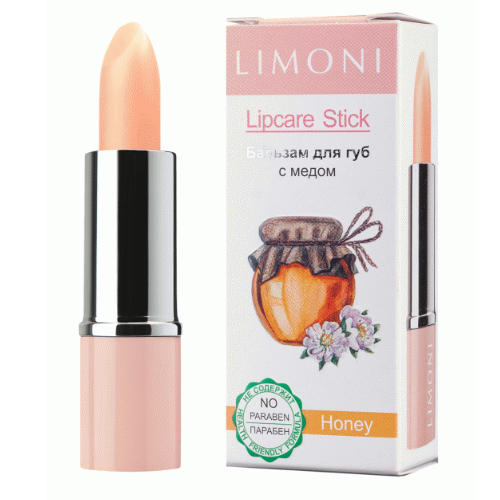 

Limoni Бальзам для губ "Lipcare Stick" тон 03-Мед (Limoni, Губы), Губы