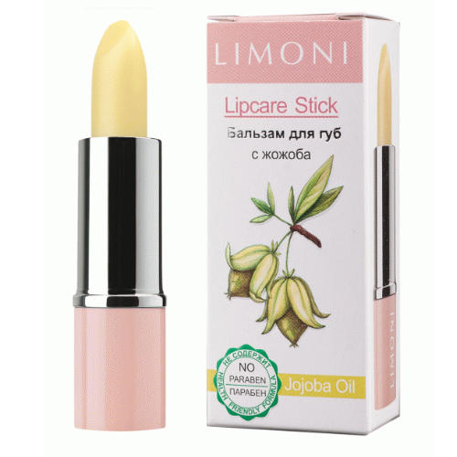 

Limoni Бальзам для губ "Lipcare Stick" тон 07-Масло жожоба (Limoni, Губы), Губы