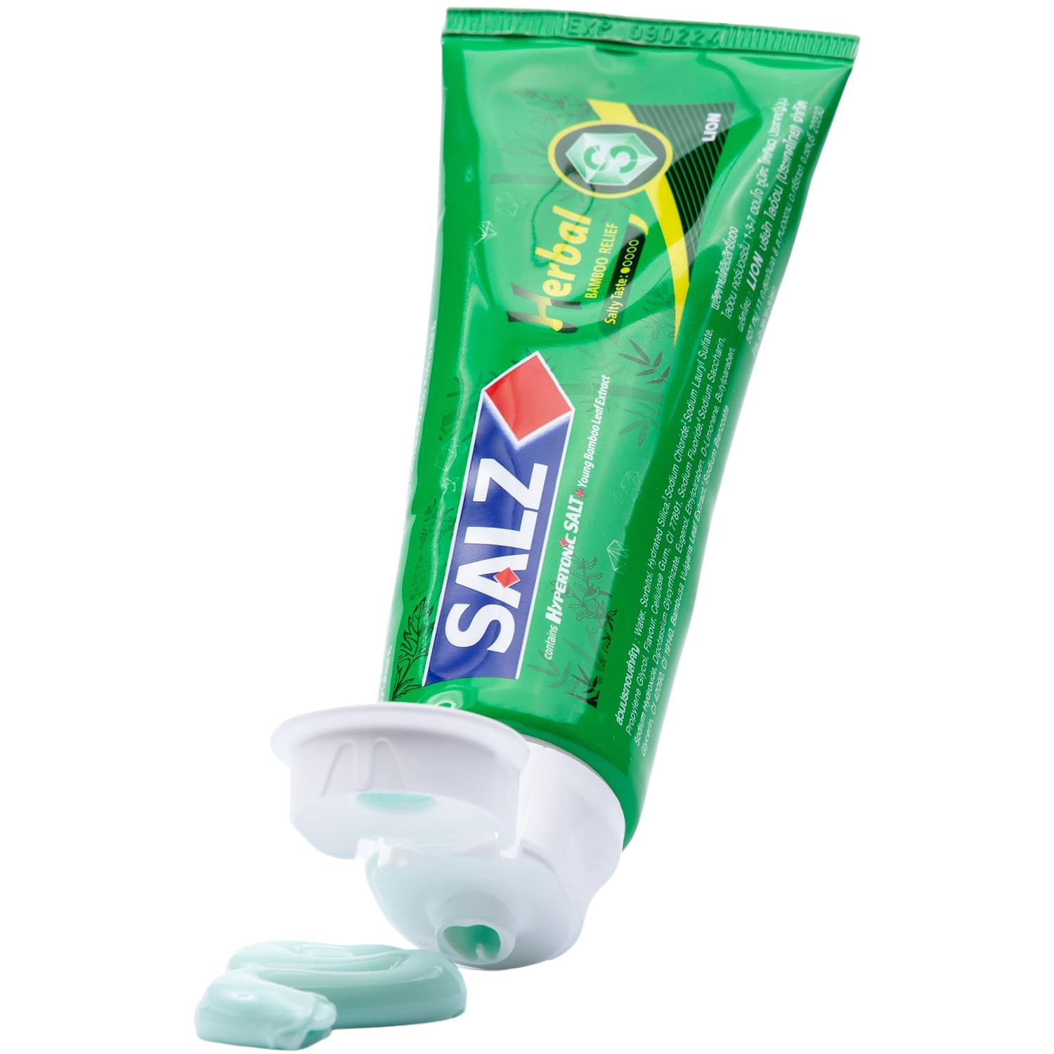 Лион Тайланд Зубная паста с экстрактом растения хабу, 80 г (Lion Thailand, Salz) фото 3