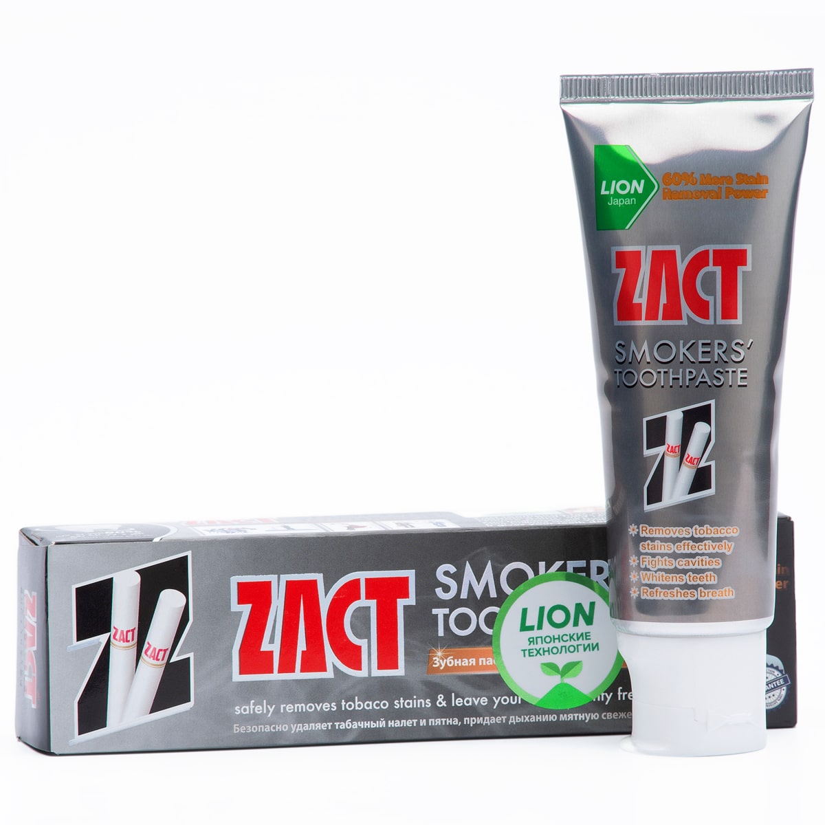 

Lion Thailand Зубная паста Smokers для курящих, 100 г (Lion Thailand, Zact), Zact