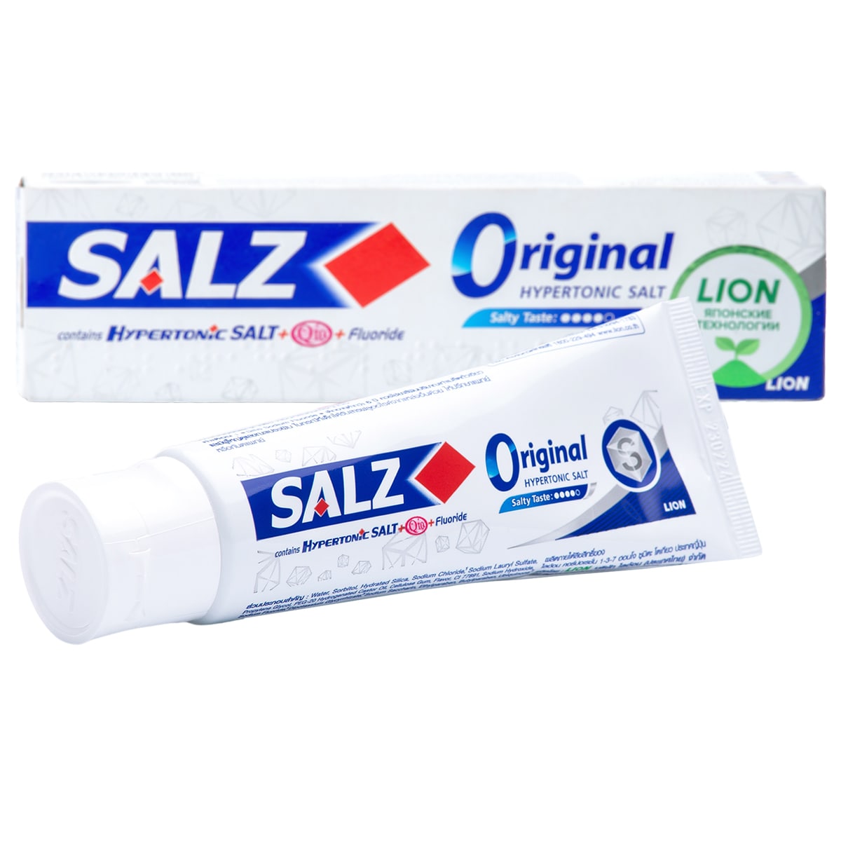 

Lion Thailand Зубная паста Original с коэнзимом Q10, 90 г (Lion Thailand, Salz), Salz