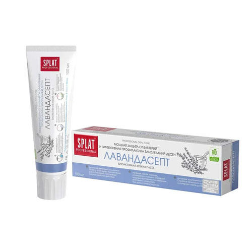 Сплат Лечебно-профилактическая профессиональная зубная паста Лавандасепт 100 мл (Splat, Professional) фото 4