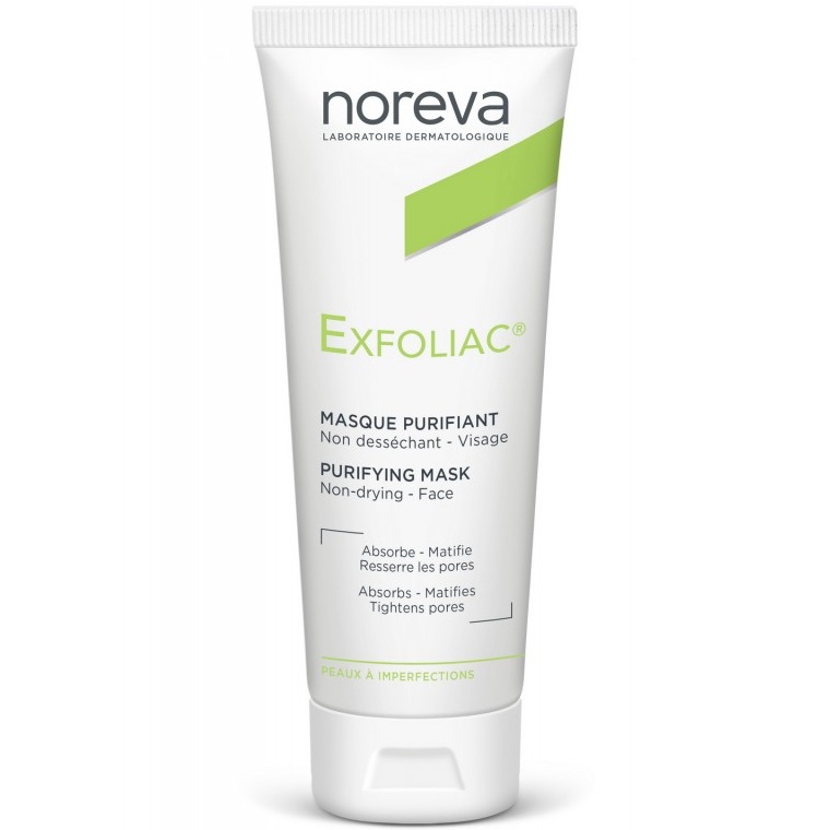 Noreva Отшелушивающая маска, 50 мл (Noreva, Exfoliac) маска отшелушивающая pulanna женьшеневая плёночная маска для глубокого очищения кожи ginseng mask