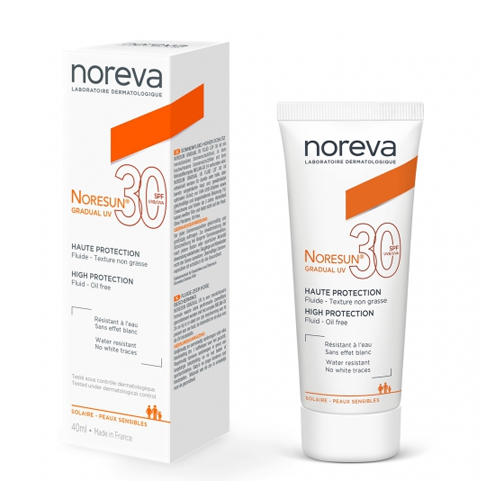 Норева Норесан Градуал Эмульсия с высокой степенью защиты SPF30, 40 мл (Noreva, Noresun) фото 0