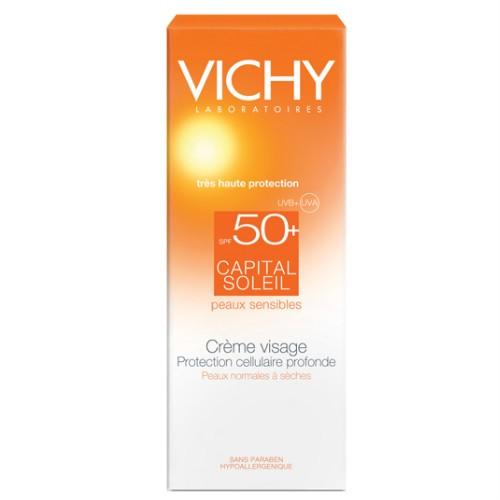 Виши Солнцезащитный крем для лица SPF 50+, 30 мл (Vichy, Capital Soleil) фото 0