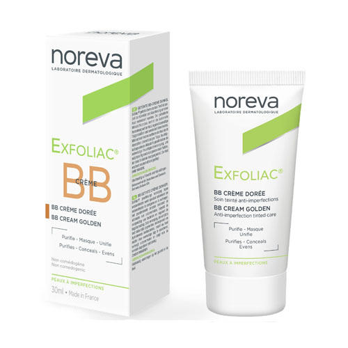Норева Эксфолиак ВВ крем, золотистый тон, 30 мл (Noreva, Exfoliac) фото 0