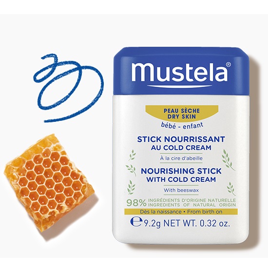 Мустела Питательный карандаш с кольд-кремом, 10,1 мл (Mustela, Bebe - защита кожи) фото 1