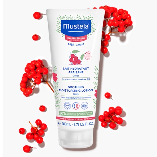 Мустела Увлажняющее успокаивающее молочко для тела, 200 мл (Mustela, Very Sensitive Skin) фото 1