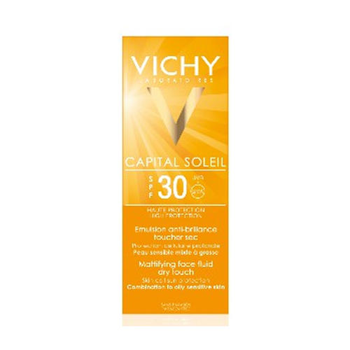 Виши Матирующая эмульсия для лица Драйтач SPF30, 30 мл (Vichy, Capital Ideal Soleil) фото 0