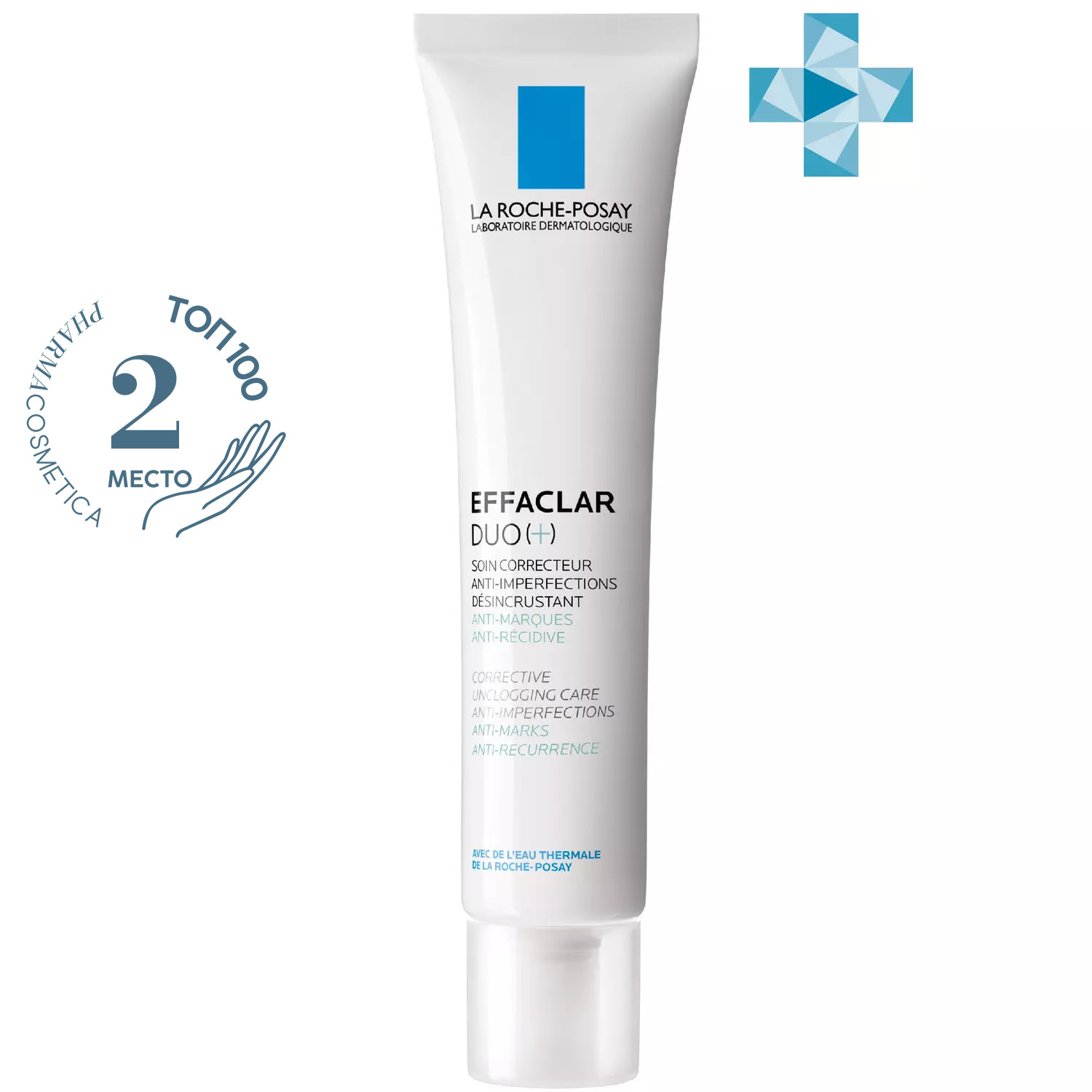 La Roche-Posay Корректирующий крем-гель для проблемной кожи против несовершенств и постакне DUO(+), 40 мл (La Roche-Posay, Effaclar)