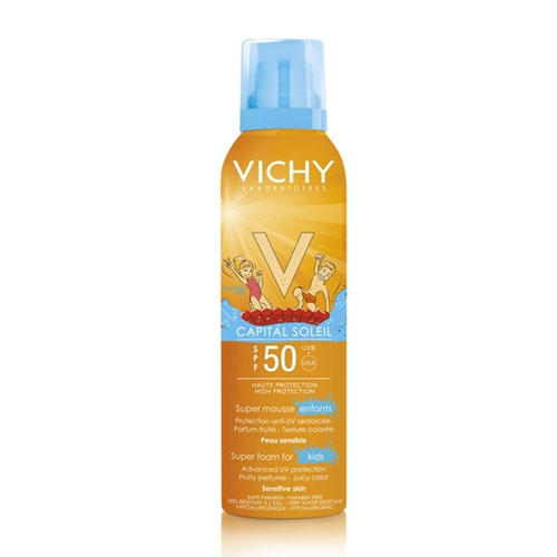 Виши Капиталь Солей Супер мусс для детей SPF50 150 мл (Vichy, Capital Ideal Soleil) фото 0