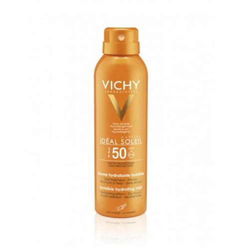 Виши Капиталь Солей Увлажняющий спрей-вуаль SPF50 200 мл (Vichy, Ideal Soleil) фото 0