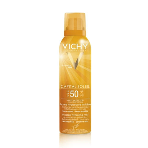 Виши Капиталь Солей Увлажняющий спрей-вуаль SPF50 200 мл (Vichy, Ideal Soleil) фото 1