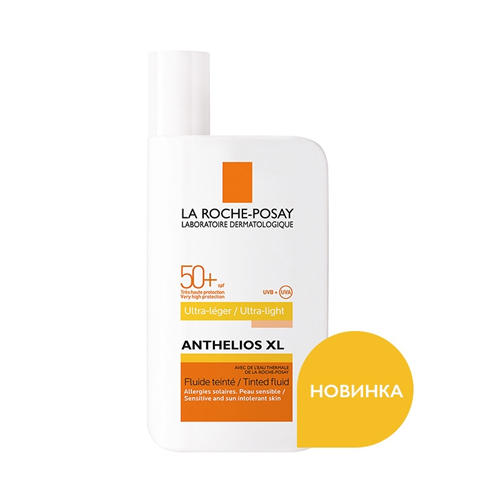 Антгелиос XL Ультралегкий флюид тональный SPF 50, 50 мл (La RochePosay, Anthelios)