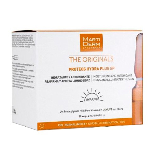 MARTIDERM Ориджиналс Ампулы «Протеос Гидра Плюс SPF 10» 30 x 2 мл (MARTIDERM, Originals)