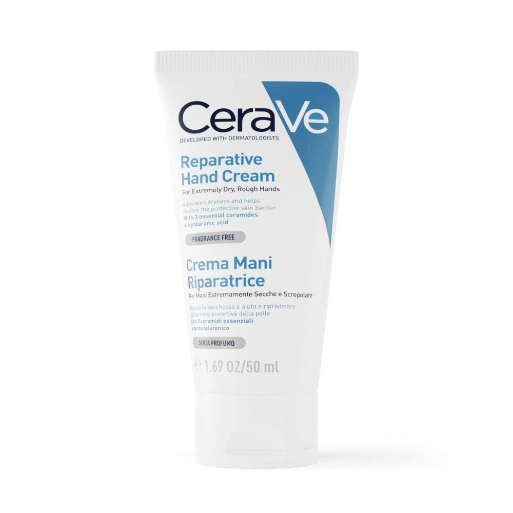ЦераВе Восстанавливающий увлажняющий крем для рук с церамидами для сухой и очень сухой кожи, 50 мл (CeraVe, Уход за кожей рук и ног) ЦераВе Восстанавливающий увлажняющий крем для рук с церамидами для сухой и очень сухой кожи, 50 мл (CeraVe, Уход за кожей рук и ног) фото 1