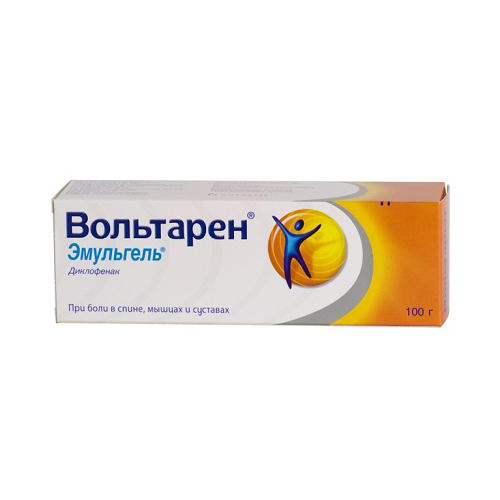 Медикамент Вольтарен Эмульгель гель д/наружн пр 2% 100г N1 туба (Medicament, pharmacy) фото 0
