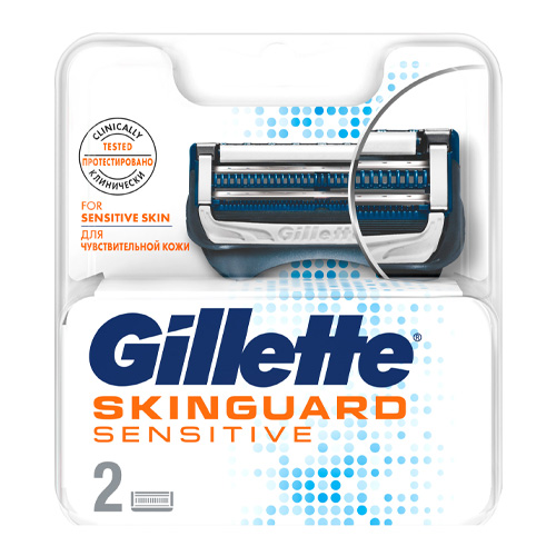 Жиллетт Кассеты сменные для бритья SkinGuard Sensitive 2 шт (Gillette, Бритвы и лезвия) фото 0