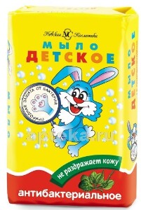  Детское туалетное мыло Антибактериальное 90 г (Невская косметика, Мыло) фото 0