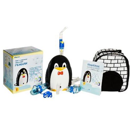 Мед2000 Ингалятор /небулайзер/ пингвин компрессорный детский с сумкой 1 шт (Med2000, Ингалятор) фото 0