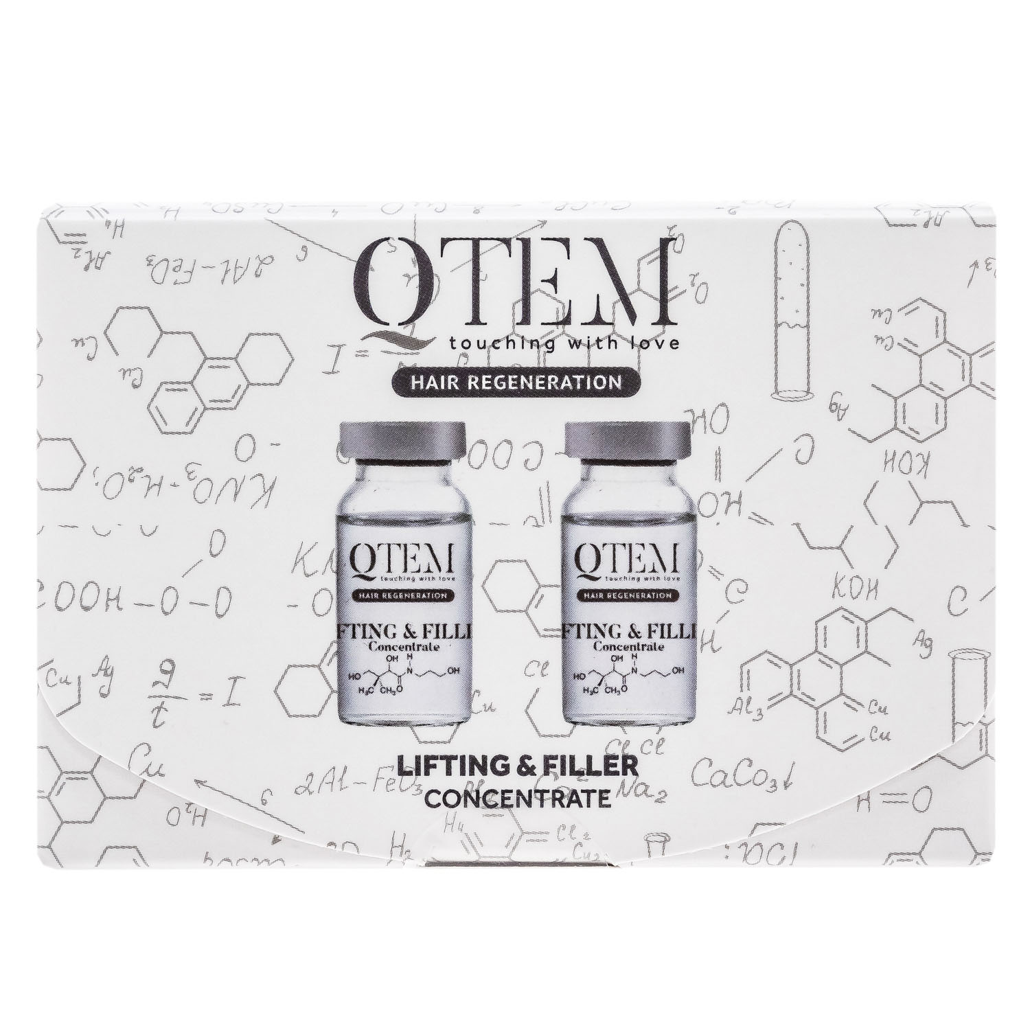 Кьютэм Холодный филлер для волос Lifting & Filler, 15 мл х 2 шт (Qtem, Hair Regeneration) фото 0