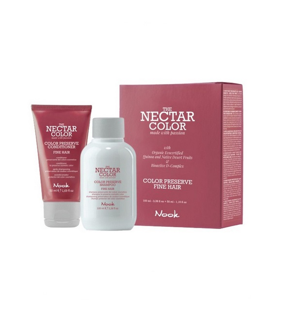 

Nook Подарочный набор: Шампунь для ухода за плотными волосами, 100 мл + Маска, 50 мл (Nook, Nectar Color), Nectar Color
