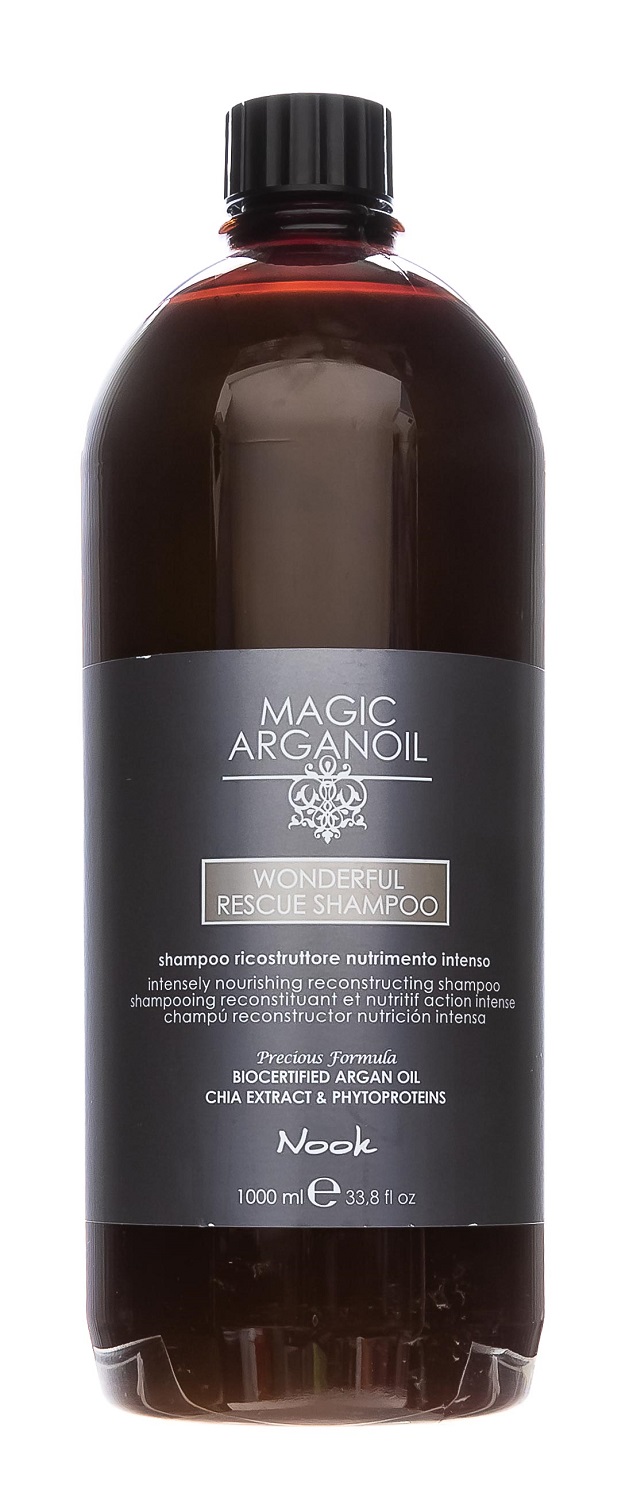 Нук Реконструирующий интенсивно-питательный шампунь Rescue Shampoo, 1000 мл (Nook, Magic Arganoil) фото 0