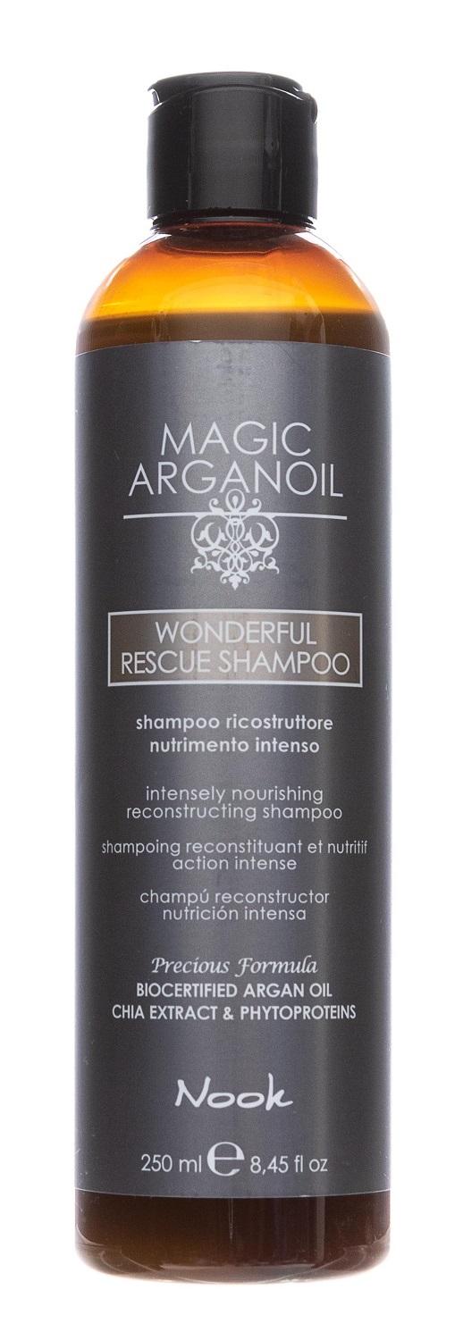 Нук Реконструирующий интенсивно-питательный шампунь Wonderful Rescue Shampoo, 250 мл (Nook, Magic Arganoil) фото 1