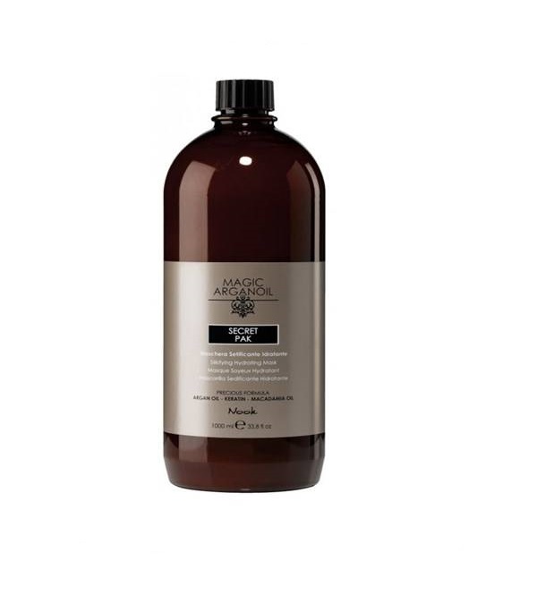 

Nook Увлажняющая разглаживающая маска для волос Secret Pak, 1000 мл (Nook, Magic Arganoil), Magic Arganoil