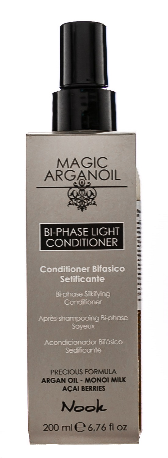 Нук Двухфазный спрей-кондиционер для волос Bi-Phase Light Conditioner, 200 мл (Nook, Magic Arganoil) фото 1