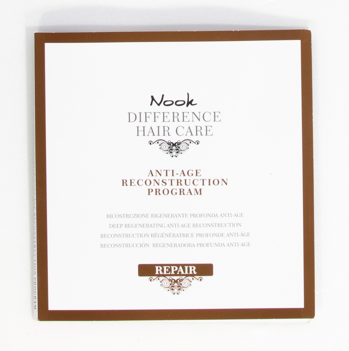 Нук Уход Repair для глубокого восстановления волос с anti-age эффектом, 12 + 12 мл (Nook, Difference Hair Care) фото 3