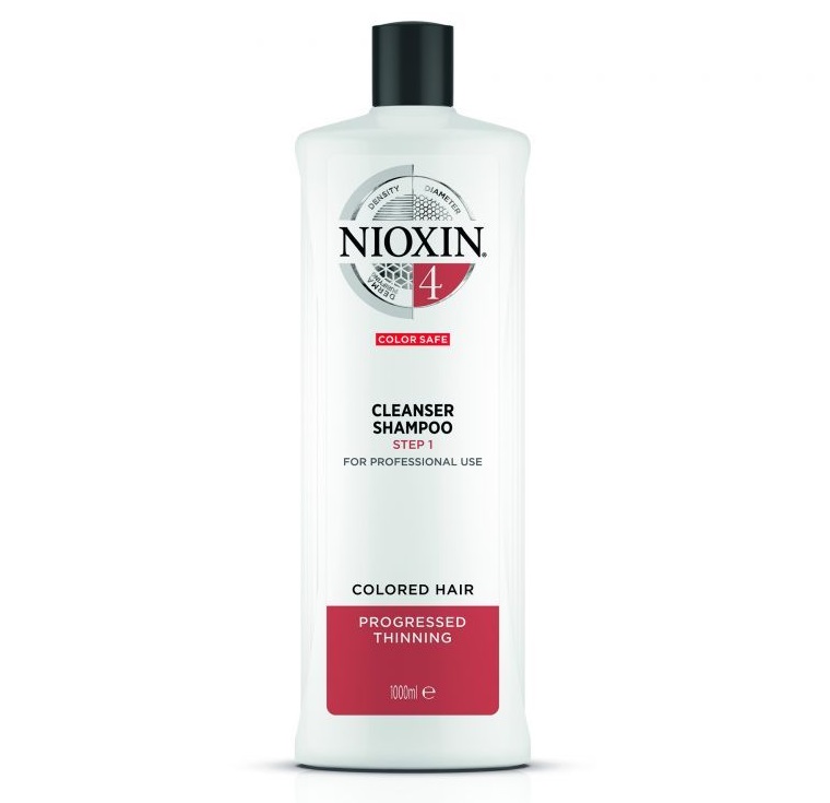 цена Nioxin Очищающий шампунь Cleanser Shampoo, 1000 мл (Nioxin, System 4)