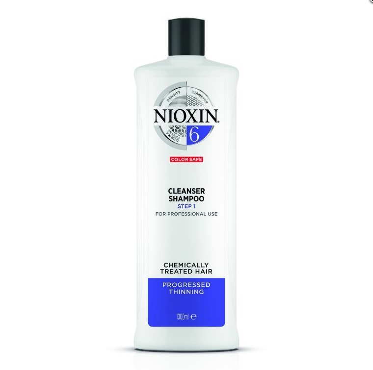 Nioxin Очищающий шампунь Cleanser Shampoo, 1000 мл (Nioxin, System 6)