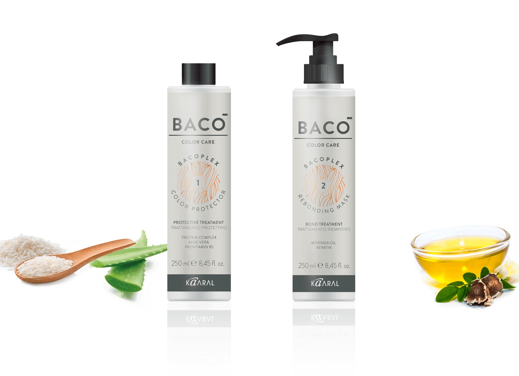 Каарал Реконструирующая маска для волос Bacoplex Rebonding Mask (2), 250 мл (Kaaral, Baco) фото 1